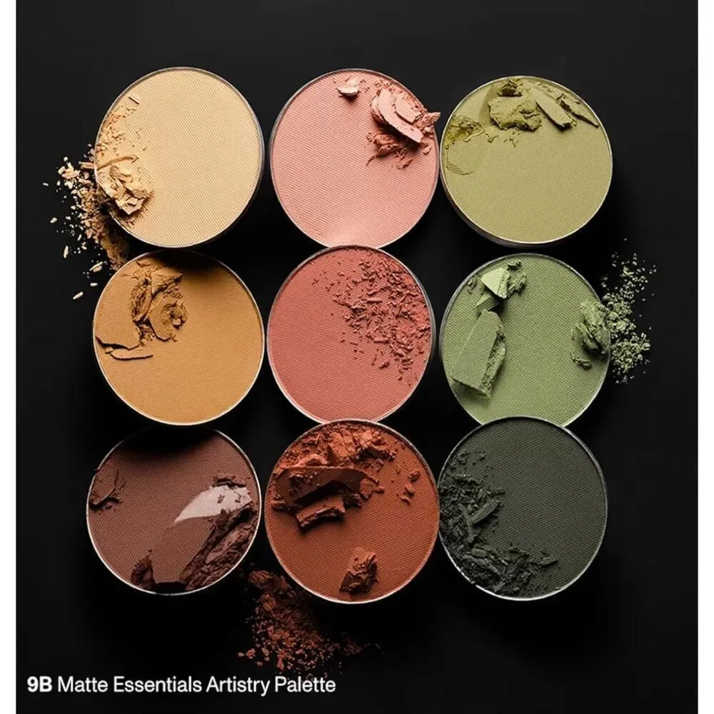 MORPHE - NWTIB - 9B Matte Essentials Artistry Palette, 9 Shades Warm-Toned Matte